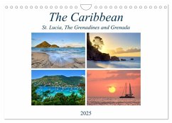 The Caribbean - St. Lucia, The Grenadines and Grenada (Wall Calendar 2025 DIN A4 landscape), CALVENDO 12 Month Wall Calendar