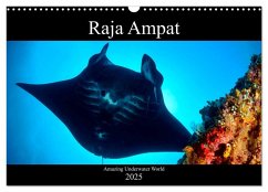 Raja Ampat - Amazing Underwater World (Wall Calendar 2025 DIN A3 landscape), CALVENDO 12 Month Wall Calendar - H. Kraus, Martin