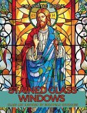 Stained Glass Windows Coloring Book