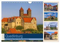 Quedlinburg - World Heritage Site in the Harz Mountains (Wall Calendar 2025 DIN A4 landscape), CALVENDO 12 Month Wall Calendar