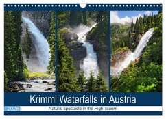 Krimml Waterfalls in Austria - Natural spectacle in the High Tauern (Wall Calendar 2025 DIN A3 landscape), CALVENDO 12 Month Wall Calendar - Frost, Anja