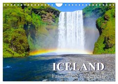 ICELAND - Fascinating wilderness (Wall Calendar 2025 DIN A4 landscape), CALVENDO 12 Month Wall Calendar