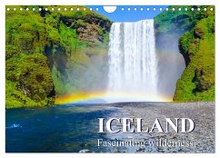 ICELAND - Fascinating wilderness (Wall Calendar 2025 DIN A4 landscape), CALVENDO 12 Month Wall Calendar - Vahldiek, Carola