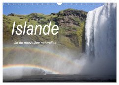 Islande île de merveilles naturelles (Calendrier mural 2025 DIN A3 vertical), CALVENDO calendrier mensuel