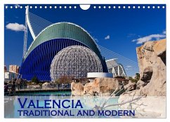 Valencia traditional and modern (Wall Calendar 2025 DIN A4 landscape), CALVENDO 12 Month Wall Calendar