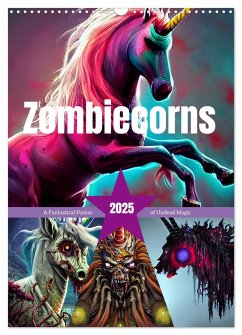 Zombiecorns (Wall Calendar 2025 DIN A3 portrait), CALVENDO 12 Month Wall Calendar
