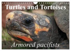 Turtles and Tortoises - Armored pacifists (Wall Calendar 2025 DIN A4 landscape), CALVENDO 12 Month Wall Calendar