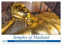 Temples of Thailand (Wall Calendar 2025 DIN A3 landscape), CALVENDO 12 Month Wall Calendar