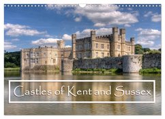 Castles of Kent and Sussex (Wall Calendar 2025 DIN A3 landscape), CALVENDO 12 Month Wall Calendar - Ireland, David
