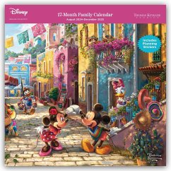Disney Dreams Collection by Thomas Kinkade Studios: 17-Month 2024-2025 Family Wa - Thomas Kinkade Studios; Kinkade, Thomas