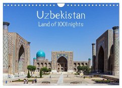 Uzbekistan Land of 1001 nights (Wall Calendar 2025 DIN A4 landscape), CALVENDO 12 Month Wall Calendar