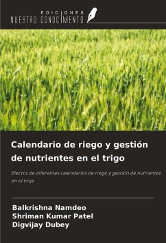 Cover Calendario de riego y gestión de nutrientes en el trigo