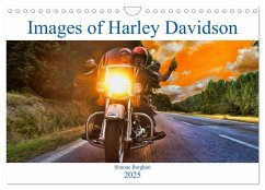 Images of Harley Davidson (Wall Calendar 2025 DIN A4 landscape), CALVENDO 12 Month Wall Calendar - Borghini, Simone