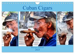 Cuban Cigars - Blue haze in Havana (Wall Calendar 2025 DIN A4 landscape), CALVENDO 12 Month Wall Calendar