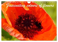 Fascinating colours of flowers (Wall Calendar 2025 DIN A4 landscape), CALVENDO 12 Month Wall Calendar