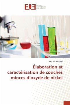 Cover Élaboration et caractérisation de couches minces d¿oxyde de nickel