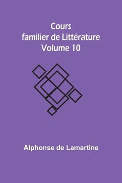 Cover Cours familier de Littérature - Volume 10
