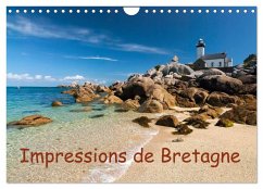 Impressions de Bretagne (Calendrier mural 2025 DIN A4 vertical), CALVENDO calendrier mensuel - Hoffmann, Klaus