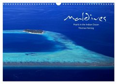 MALDIVES - UK Version (Wall Calendar 2025 DIN A3 landscape), CALVENDO 12 Month Wall Calendar