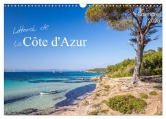 Littoral de la Côte d'Azur (Calendrier mural 2025 DIN A3 vertical), CALVENDO calendrier mensuel - Cavalier, Michel