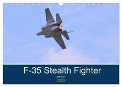 Lockheed Martin F35 Stealth Fighter (Wall Calendar 2025 DIN A3 landscape), CALVENDO 12 Month Wall Calendar