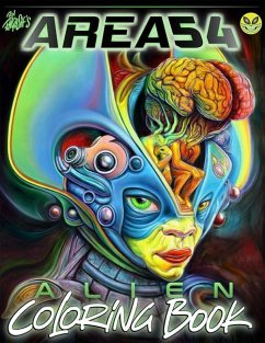 Ron English's Area 54 Alien Coloring Book - English, Ron