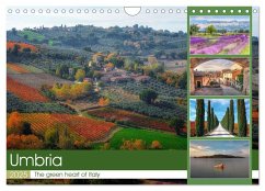 Umbria The green heart of Italy (Wall Calendar 2025 DIN A4 landscape), CALVENDO 12 Month Wall Calendar