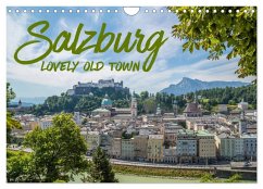 SALZBURG Lovely Old Town (Wall Calendar 2025 DIN A4 landscape), CALVENDO 12 Month Wall Calendar - Viola, Melanie