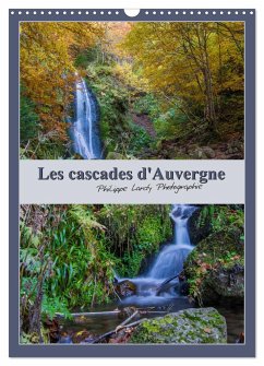 Les cascades d'Auvergne (Calendrier mural 2025 DIN A3 horizontal), CALVENDO calendrier mensuel - Lardy, Philippe