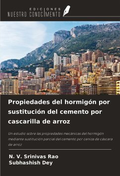 Cover Propiedades del hormigón por sustitución del cemento por cascarilla de arroz
