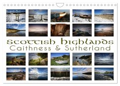 Scottish Highlands - Caithness & Sutherland / UK-Version (Wall Calendar 2025 DIN A4 landscape), CALVENDO 12 Month Wall Calendar - Cross, Martina