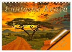 Fantastic Kenya (Wall Calendar 2025 DIN A3 landscape), CALVENDO 12 Month Wall Calendar - Schwerin, Heinz-Peter