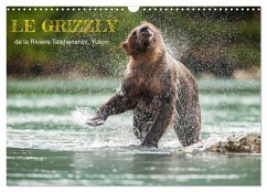 LE GRIZZLY de la Rivière Tatshenshini. Yukon (Calendrier mural 2025 DIN A3 vertical), CALVENDO calendrier mensuel