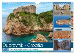 Dubrovnik - Croatia The beauty of the Dalmatian coast (Wall Calendar 2025 DIN A4 landscape), CALVENDO 12 Month Wall Calendar