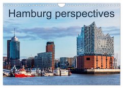 Hamburg perspectives (Wall Calendar 2025 DIN A4 landscape), CALVENDO 12 Month Wall Calendar - Schoen, Berlin