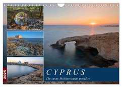 Cyprus, the sunny Mediterranean paradise (Wall Calendar 2025 DIN A4 landscape), CALVENDO 12 Month Wall Calendar - Kruse, Joana