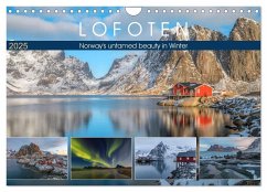 Lofoten, Norway's untamed beauty in Winter (Wall Calendar 2025 DIN A4 landscape), CALVENDO 12 Month Wall Calendar