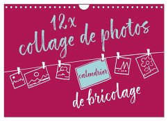 12 x collage de photos - calendrier de bricolage (Calendrier mural 2025 DIN A4 vertical), CALVENDO calendrier mensuel - ROTH-Design, ROTH-Design