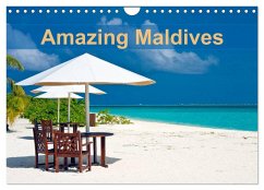 Amazing Maldives (Wall Calendar 2025 DIN A4 landscape), CALVENDO 12 Month Wall Calendar