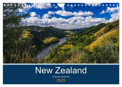 New Zealand - A bicycle adventure (Wall Calendar 2025 DIN A4 landscape), CALVENDO 12 Month Wall Calendar