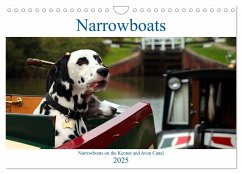 Narrowboats (Wall Calendar 2025 DIN A4 landscape), CALVENDO 12 Month Wall Calendar