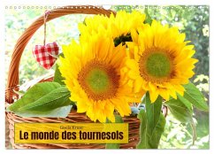 Le monde des tournesols (Calendrier mural 2025 DIN A3 vertical), CALVENDO calendrier mensuel