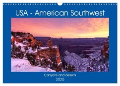 USA The American Southwest - Canyons and deserts (Wall Calendar 2025 DIN A3 landscape), CALVENDO 12 Month Wall Calendar