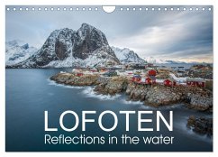 Lofoten Reflections in the water (Wall Calendar 2025 DIN A4 landscape), CALVENDO 12 Month Wall Calendar