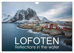 Lofoten Reflections in the water (Wall Calendar 2025 DIN A4 landscape), CALVENDO 12 Month Wall Calendar - Photostravellers, Photostravellers