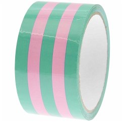 Cover Paketklebeband Rosa / Grün, 5 cm x 32 m