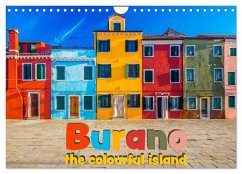 Burano - The colourful island (Wall Calendar 2025 DIN A4 landscape), CALVENDO 12 Month Wall Calendar - Gerd-Uwe Neukamp