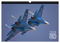 FOCUS ON 2025 Aviation Photography of Nick Delhanidis (Wall Calendar 2025 DIN A3 landscape), CALVENDO 12 Month Wall Calendar