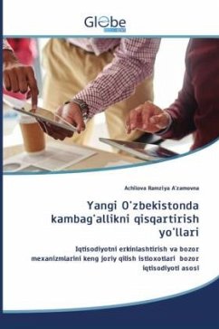 Cover Yangi O'zbekistonda kambag'allikni qisqartirish yo'llari