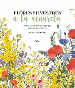 Cover Flores silvestres a la acuarela Manual de pintura botánica para principiantes